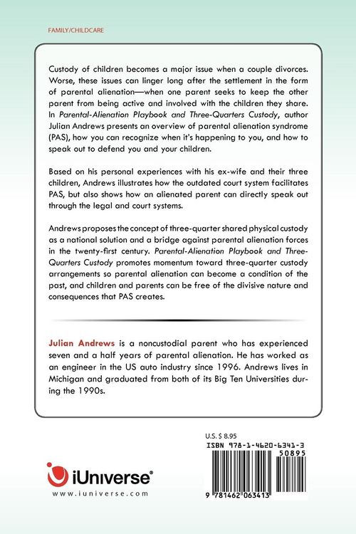 Produktbild: Parental-Alienation Playbook and Three-Quarters Custody