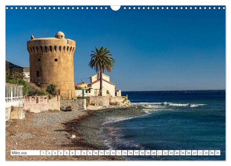 Produktbild: Korsika - Bastia und das Cap Corse (Wandkalender 2026 DIN A3 quer), CALVENDO Monatskalender