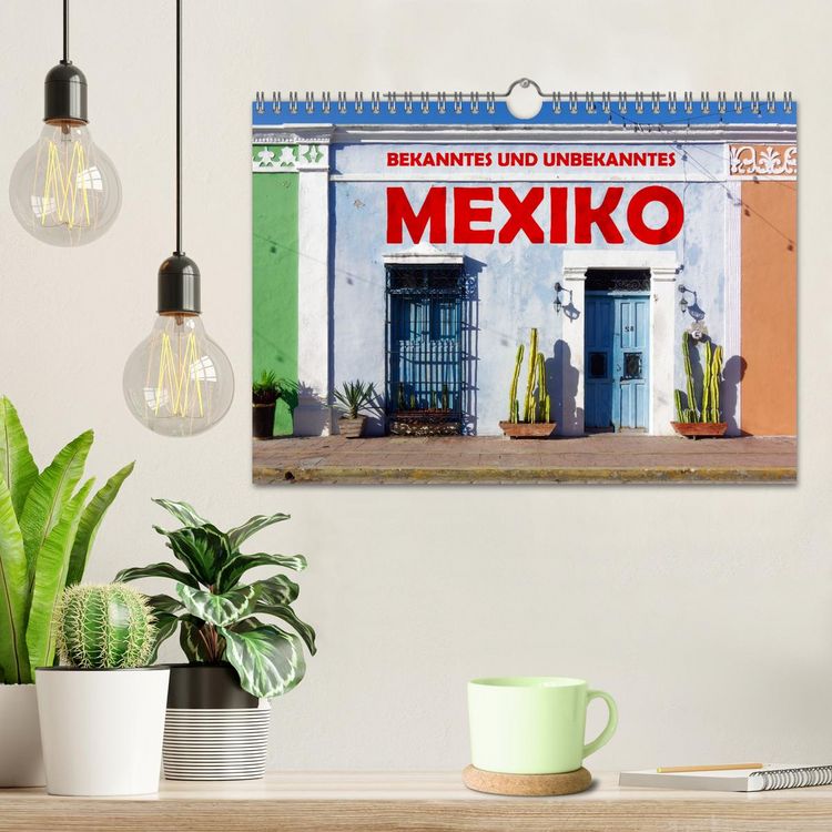 Produktbild: Bekanntes und Unbekanntes MEXIKO (Wandkalender 2026 DIN A4 quer), CALVENDO Monatskalender