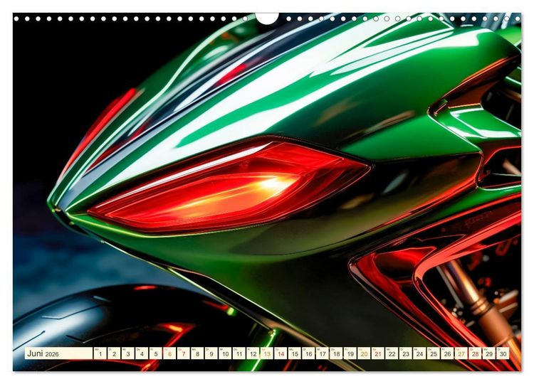 Produktbild: Blickpunkt Motorrad Sch&ouml;nheit im Design (Wandkalender 2026 DIN A3 quer), CALVENDO Monatskalender