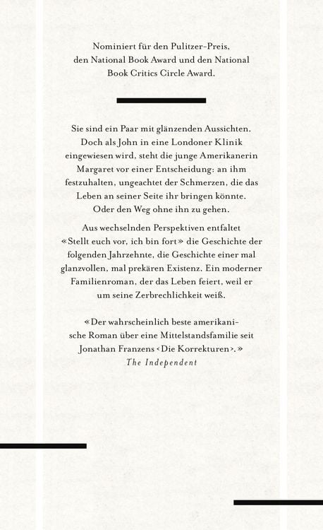 Produktbild: Stellt euch vor, ich bin fort