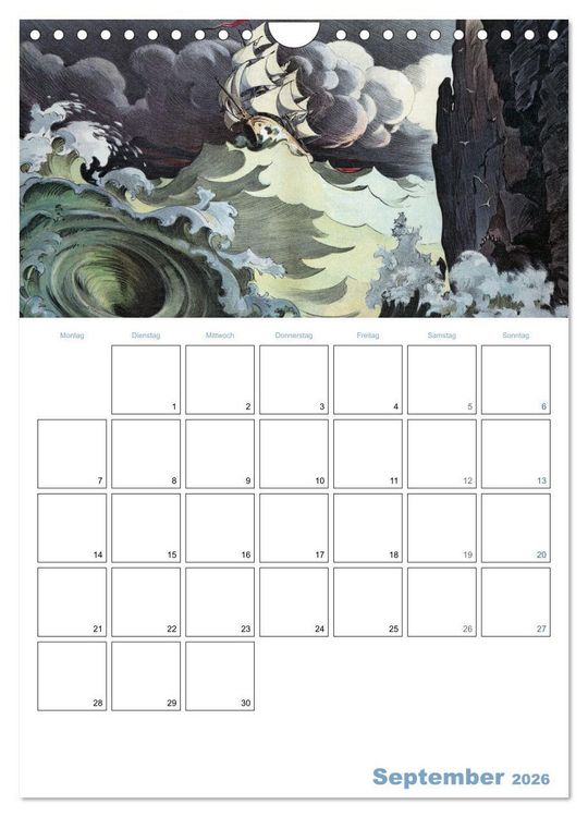 Produktbild: Segelschiffe - mit Planerfunktion (Wandkalender 2026 DIN A4 hoch), CALVENDO Monatskalender