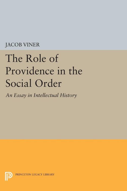 Produktbild: The Role of Providence in the Social Order