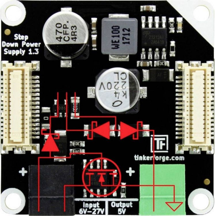 Produktbild: TinkerForge 41 Erweiterungsmodul Passend f&uuml;r (Einplatinen-Computer) TinkerForge 1St.