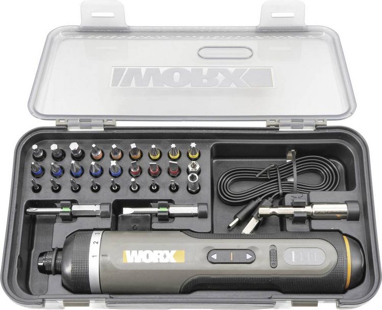 Produktbild: Worx WX242 Akku-Schrauber 4V 2.0Ah Li-Ion inkl. Koffer
