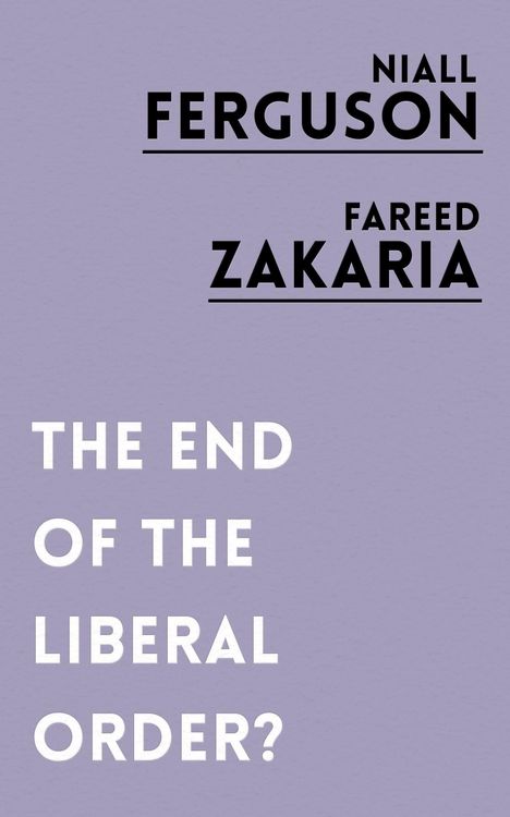 Produktbild: The End of the Liberal Order?
