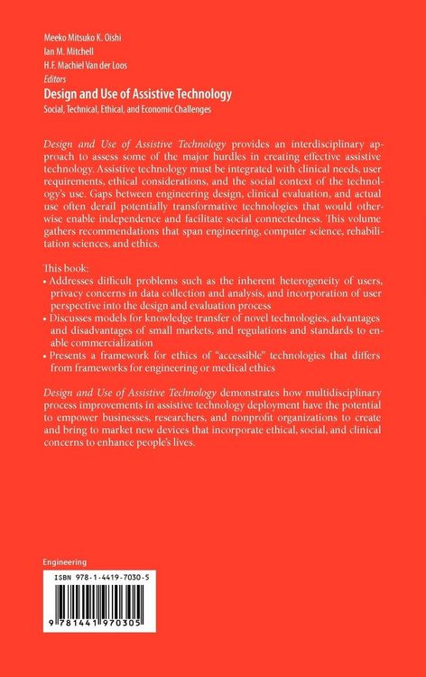 Produktbild: Design and Use of Assistive Technology