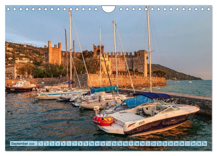 Produktbild: Lake Garda Mediterranean oasis in Northern Italy (Wall Calendar 2026 DIN A4 landscape), CALVENDO 12 Month Wall Calendar