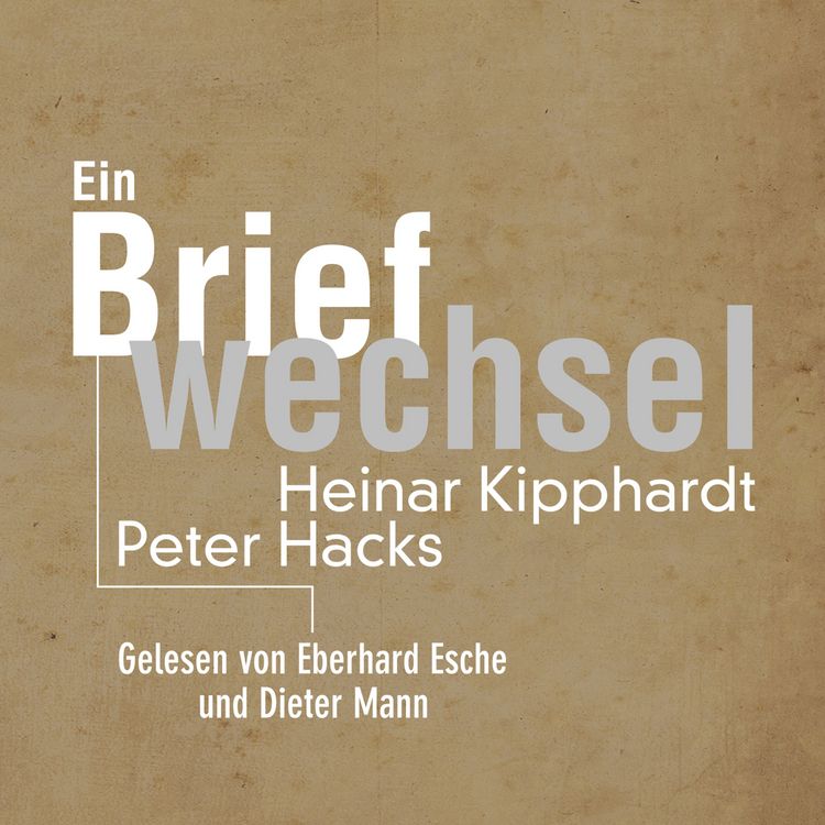 Produktbild: Ein Briefwechsel