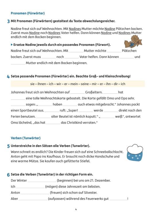 Produktbild: &Uuml;bungsheft Fit zum &Uuml;bertritt - Tests in Deutsch 4. Klasse