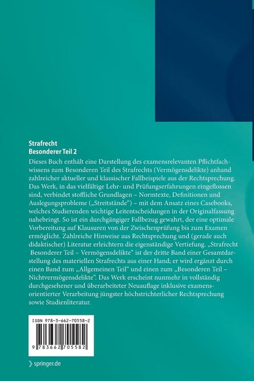 Produktbild: Strafrecht Besonderer Teil 2