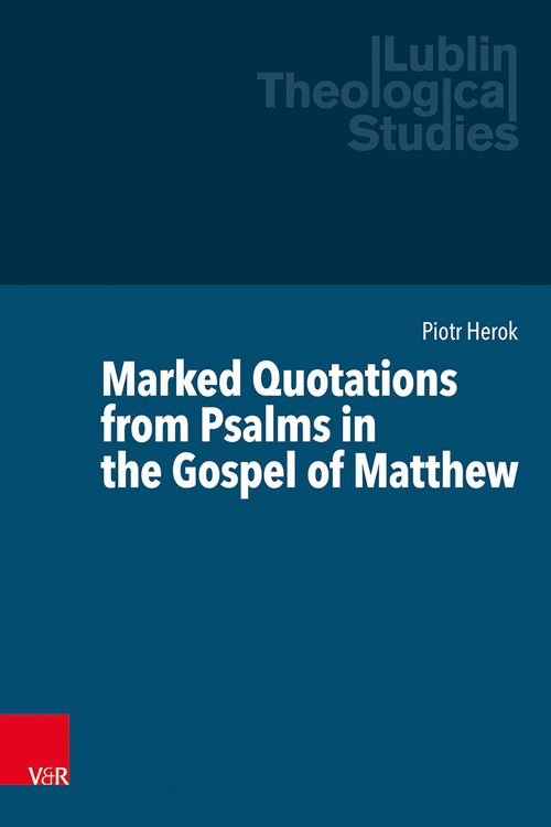 Produktbild: Marked Quotations from Psalms in the Gospel of Matthew