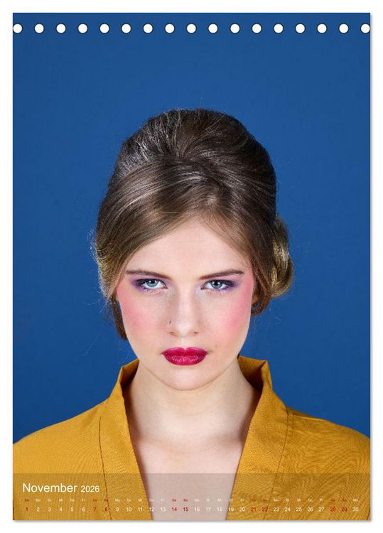 Produktbild: beauty faces - fotografien von michael allmaier (Tischkalender 2026 DIN A5 hoch), CALVENDO Monatskalender