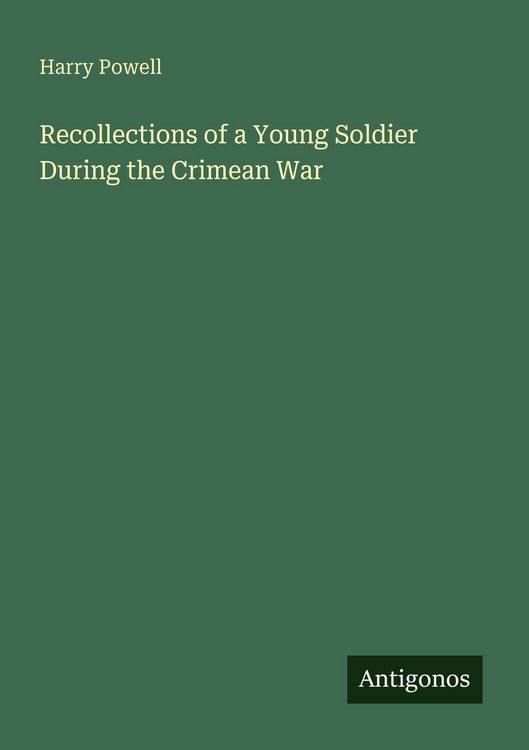 Produktbild: Recollections of a Young Soldier During the Crimean War