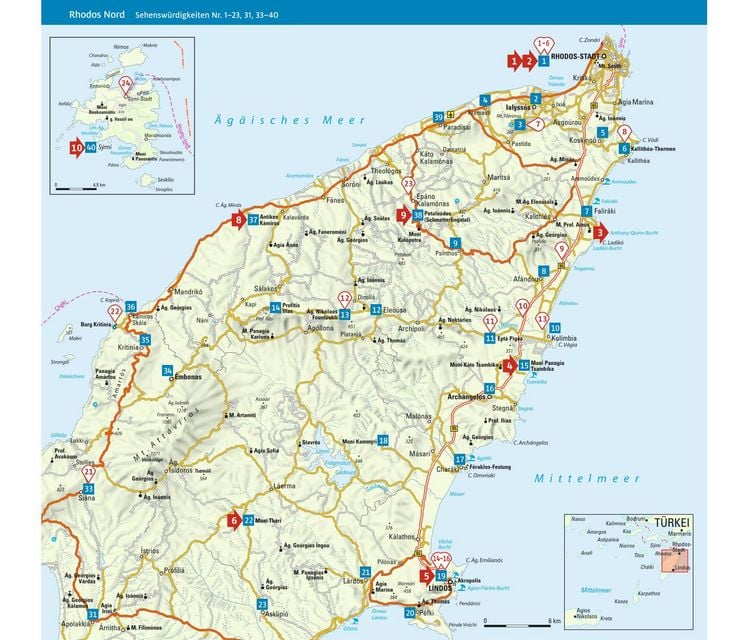Produktbild: ADAC Reisef&uuml;hrer Rhodos