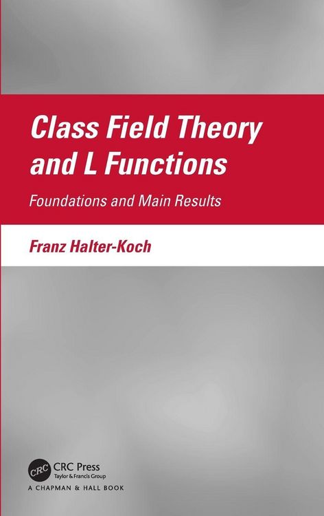 Produktbild: Class Field Theory and L Functions