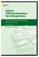 Produktbild: Sichere VOB-Korrespondenz f&uuml;r Auftragnehmer. Version 4.0 nach VOB/B 2009