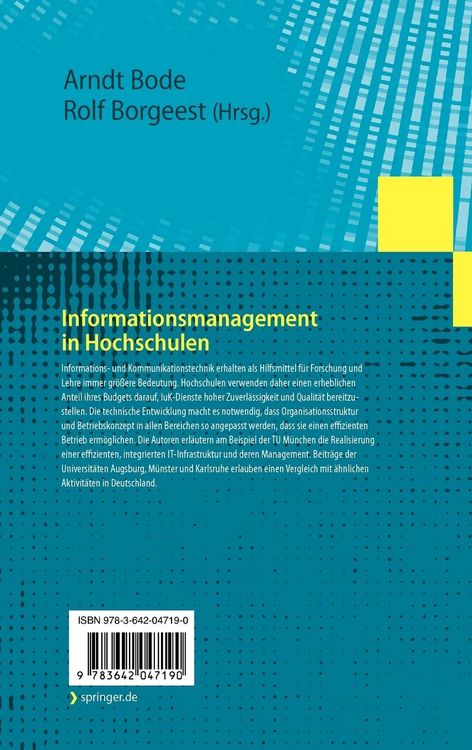 Produktbild: Informationsmanagement in Hochschulen
