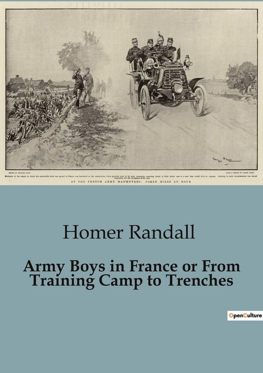 Produktbild: Army Boys in France or From Training Camp to Trenches