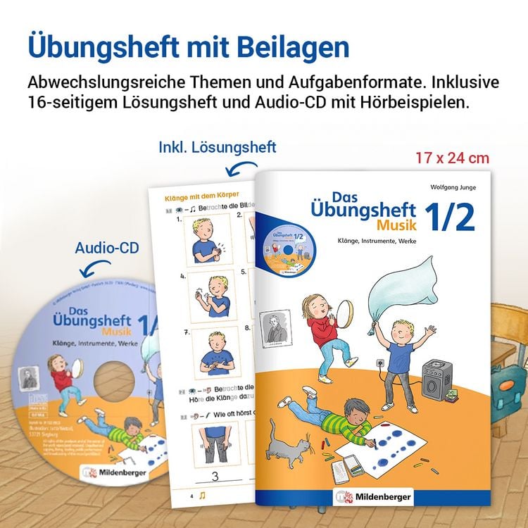 Produktbild: Das &Uuml;bungsheft Musik 1/2