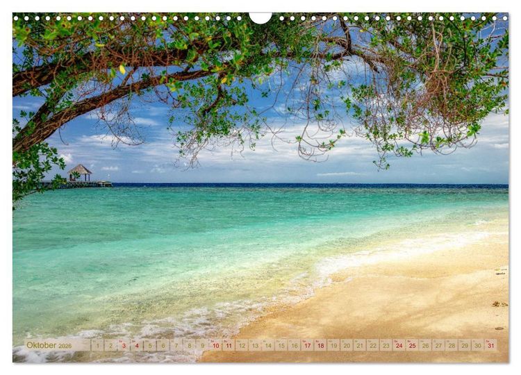 Produktbild: Malerische Malediven (Wandkalender 2026 DIN A3 quer), CALVENDO Monatskalender