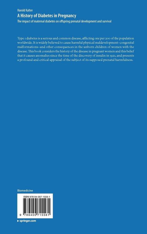 Produktbild: A History of Diabetes in Pregnancy