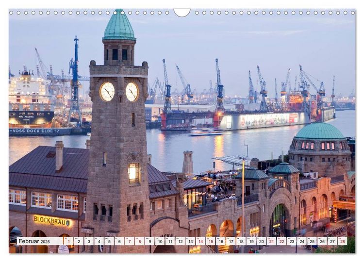 Produktbild: Deutsche Stadtansichten (Wandkalender 2026 DIN A3 quer), CALVENDO Monatskalender
