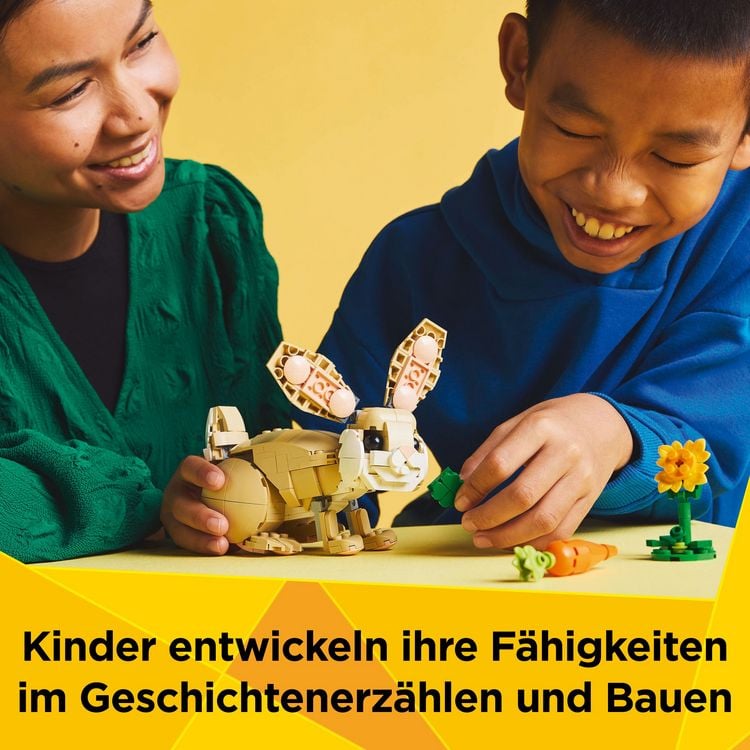 LEGO Creator 3in1 Häschen - Modell umbaubar in Lama oder Robbe 31162