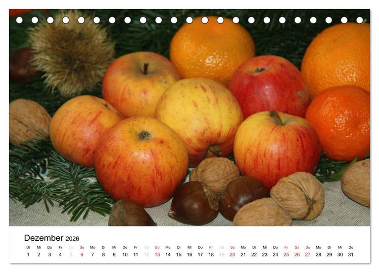 Produktbild: Alte Apfelsorten (Tischkalender 2026 DIN A5 quer), CALVENDO Monatskalender