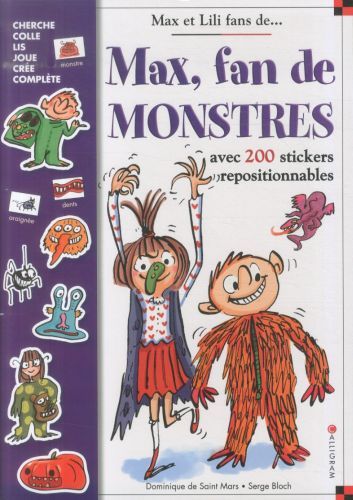 Produktbild: Max, fan de monstres : avec 200 stickers repositionnables