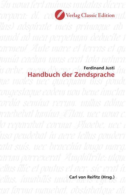 Produktbild: Justi, F: Handbuch der Zendsprache