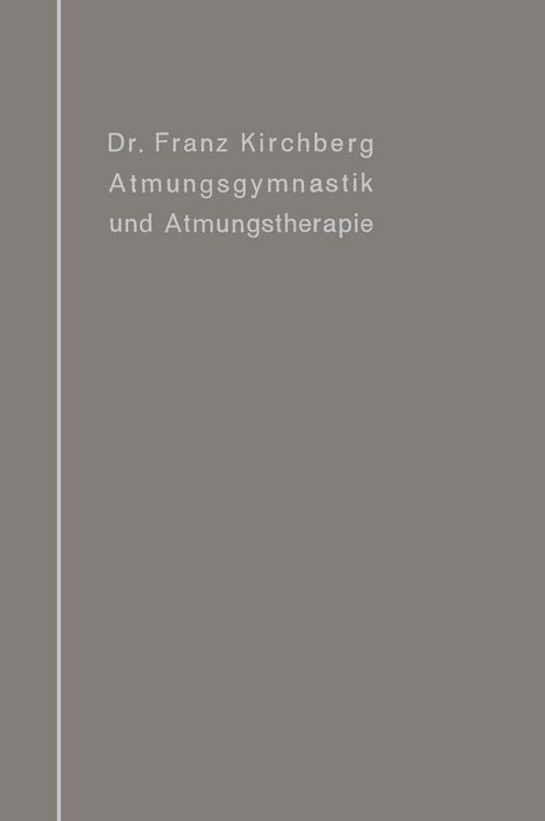 Produktbild: Atmungsgymnastik und Atmungstherapie