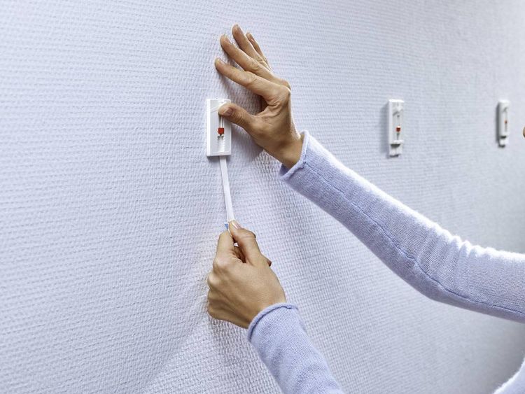 Produktbild: TESA&reg; Powerstrips&reg; Klebenagel f&uuml;r Tapete & Putz verstellbar, weiss