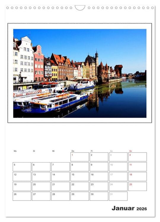Produktbild: Danzig - Gdansk (Wandkalender 2026 DIN A3 hoch), CALVENDO Monatskalender