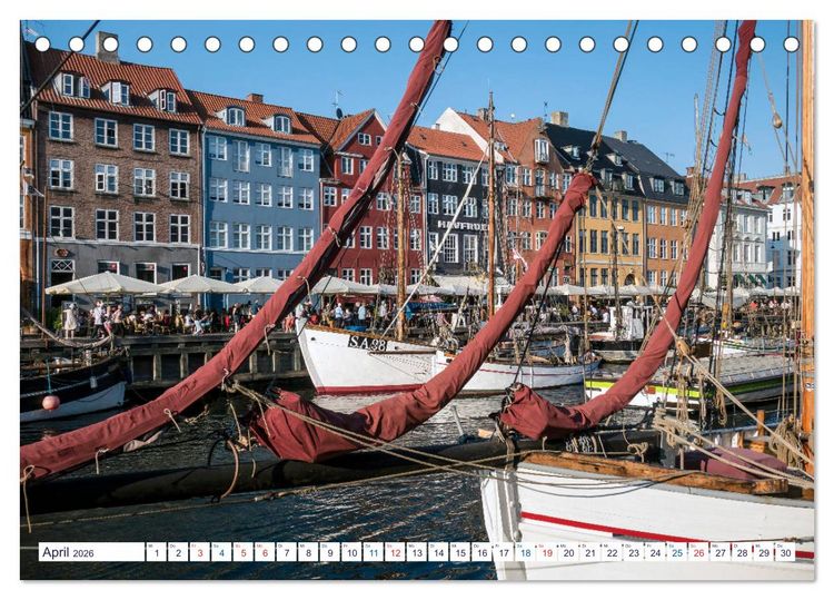 Produktbild: Sommer in Kopenhagen (Tischkalender 2026 DIN A5 quer), CALVENDO Monatskalender