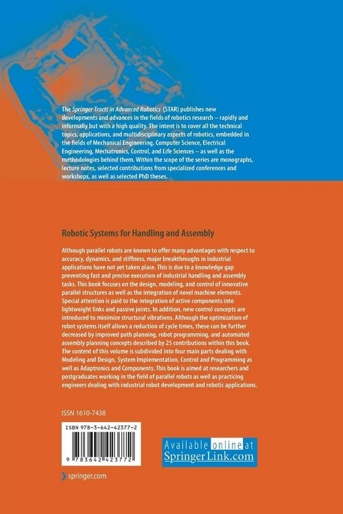Produktbild: Robotic Systems for Handling and Assembly