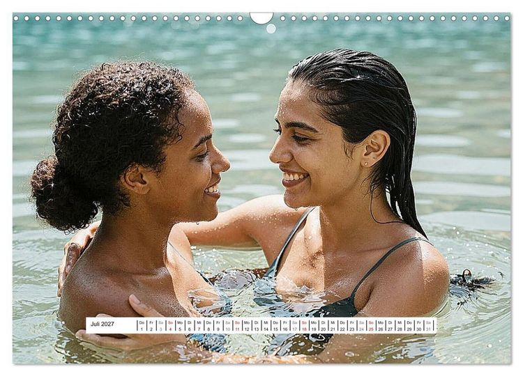 Produktbild: Herzen im Einklang - WOMAN IN LOVE EDITION (Wandkalender 2027 DIN A3 quer), CALVENDO Monatskalender