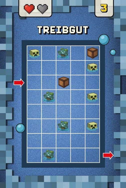 Produktbild: Kartenspiel: Mini-Games f&uuml;r Minecraft-Fans &ndash; mit abwischbarem Stift