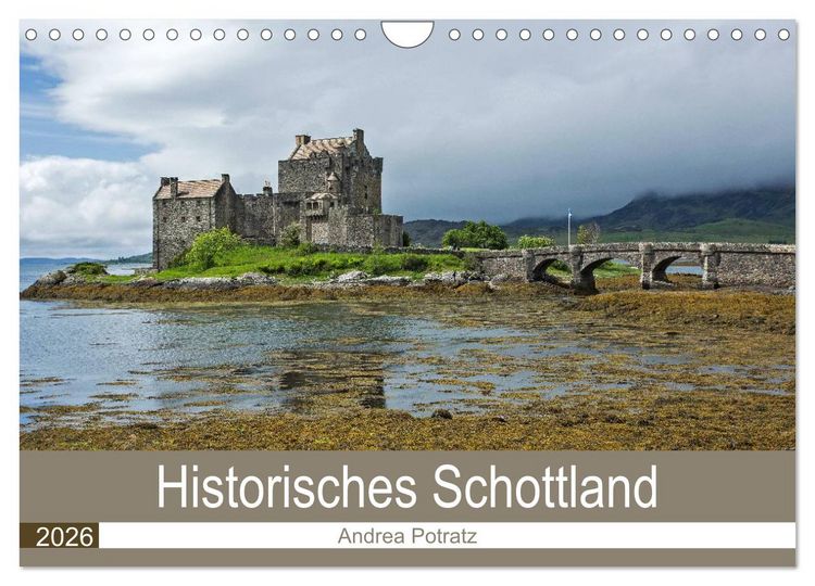 Produktbild: Historisches Schottland (Wandkalender 2026 DIN A4 quer), CALVENDO Monatskalender