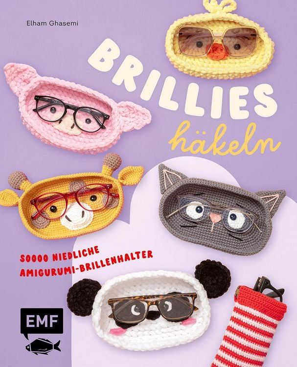 Produktbild: Brillies h&auml;keln: Niedliche Amigurumi-Brillenhalter | F&uuml;r Lese- und Sonnenbrillen