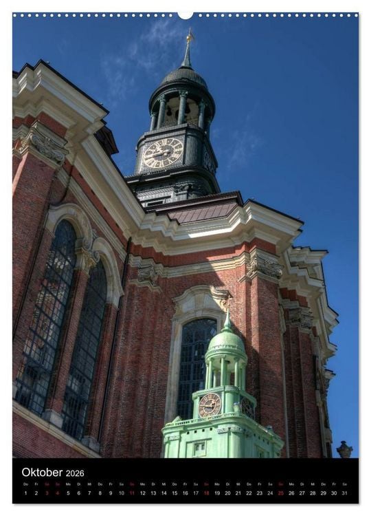 Produktbild: Hamburg im Hochformat (hochwertiger Premium Wandkalender 2026 DIN A2 hoch), Kunstdruck in Hochglanz