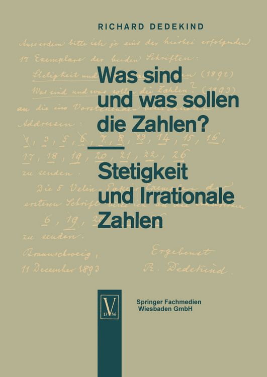 Produktbild: Was sind und was sollen die Zahlen?. Stetigkeit und Irrationale Zahlen