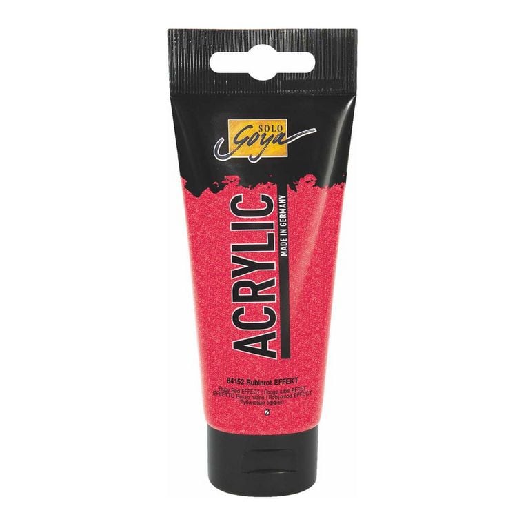 Produktbild: SOLO GOYA Acrylic Effekt rubinrot 100ml Tube