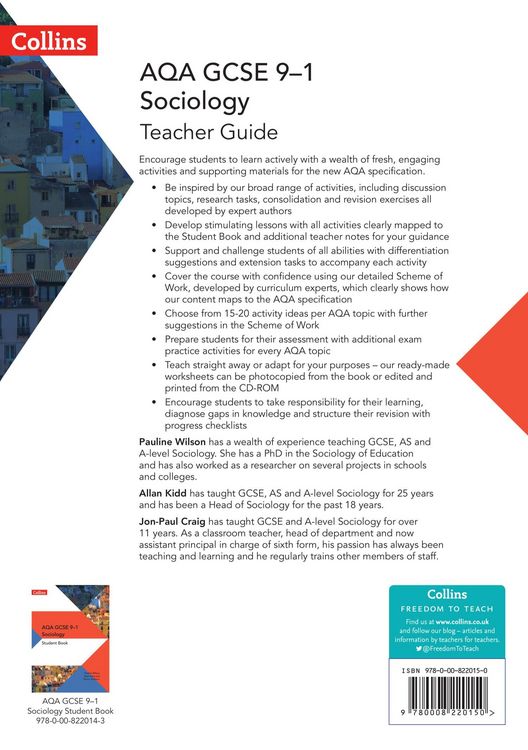 Produktbild: AQA GCSE 9-1 Sociology Teacher Guide