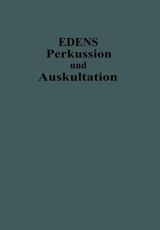 Produktbild: Lehrbuch der Perkussion und Auskultation