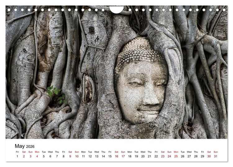 Produktbild: Amazing visit to Thailand (Wall Calendar 2026 DIN A4 landscape), CALVENDO 12 Month Wall Calendar