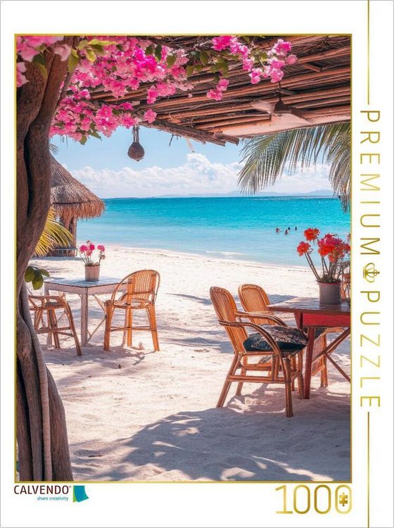 Produktbild: CALVENDO Puzzle Karibik | 1000 Teile Lege-Gr&ouml;&szlig;e 64x48cm Foto-Puzzle f&uuml;r gl&uuml;ckliche Stunden