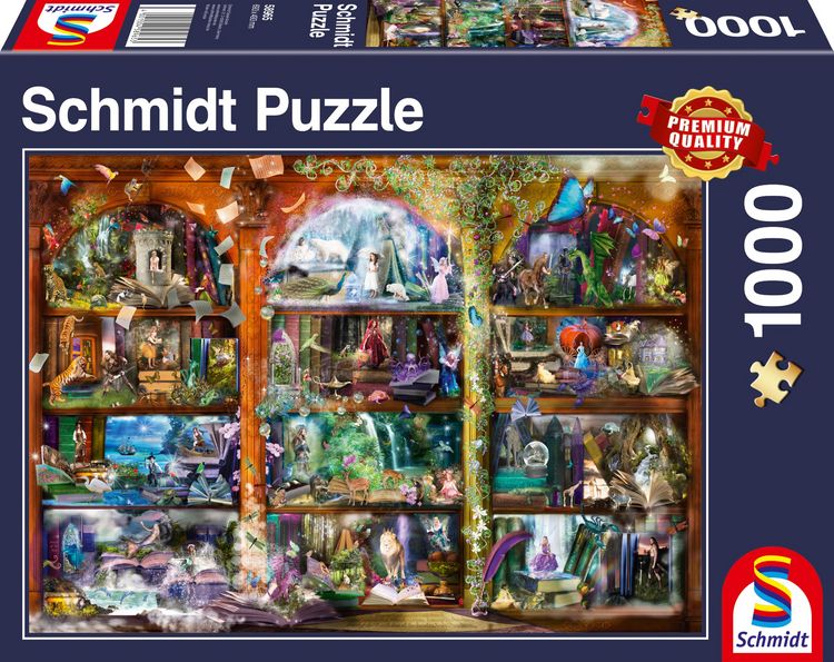 Schmidt Spiele Puzzle 1000 Pezzi – 'Benjamin Blümchen: Un Giorno Allo Zoo Di Neustadt' – 69,3x49,3cm - 4
