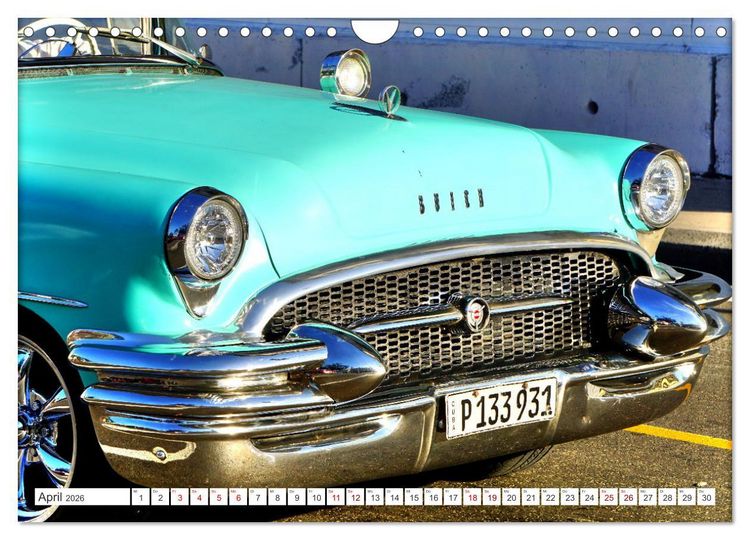 Produktbild: Traum in T&uuml;rkis - Buick Super 50 (Wandkalender 2026 DIN A4 quer), CALVENDO Monatskalender