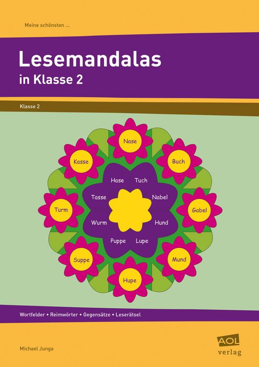 Produktbild: Meine sch&ouml;nsten Lesemandalas Klasse 2